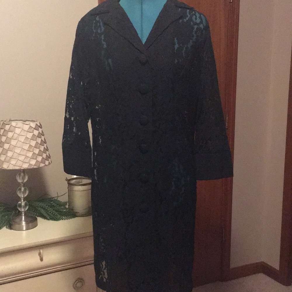 Elegant Black Lace Women's Top
